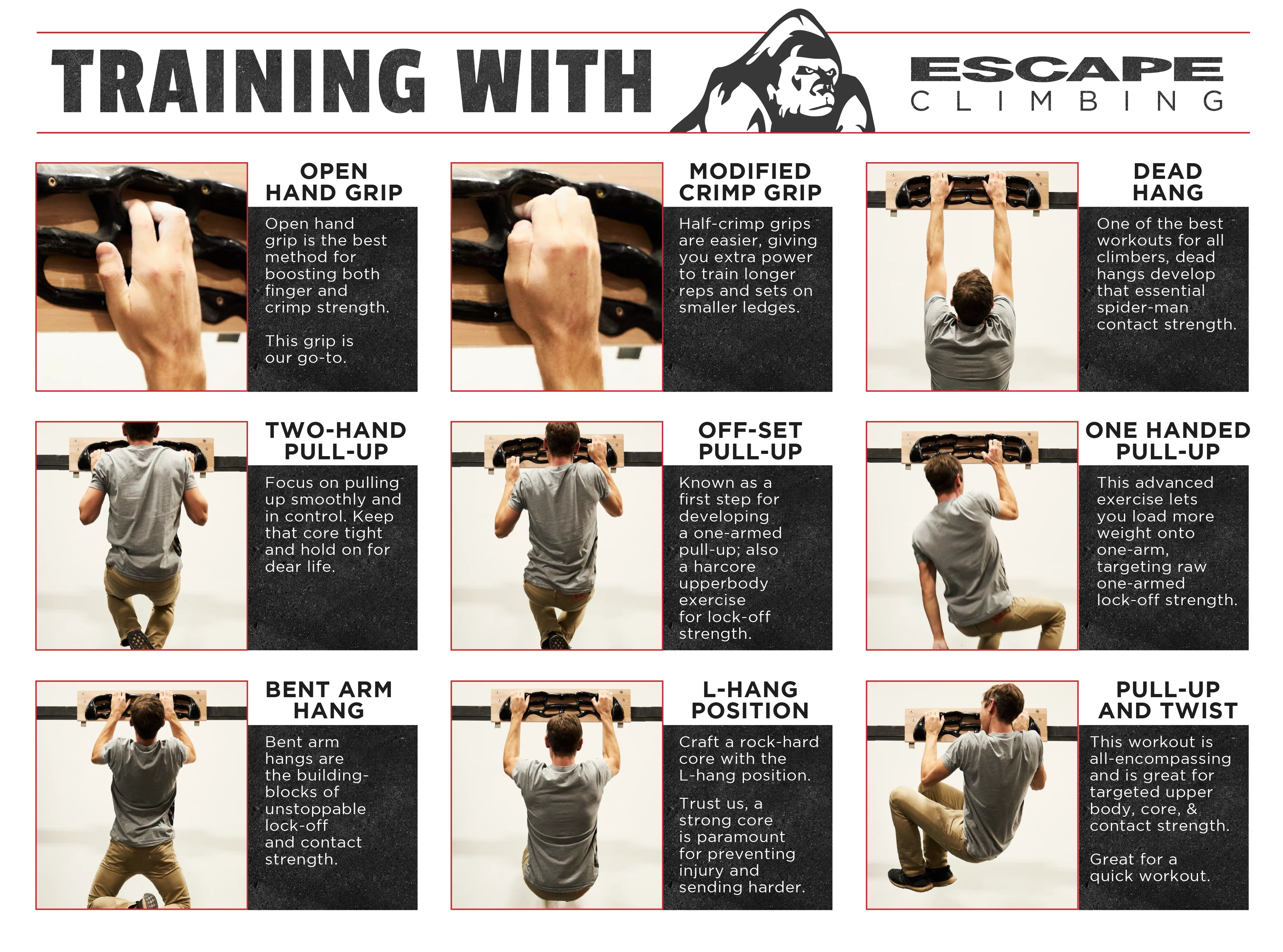 Poutre d'entrainement Beta Board - Escape Climbing